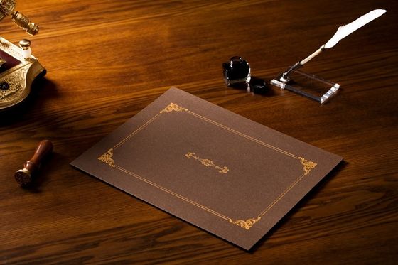 Φάκελλος εγγράφου περγαμηνής για των πιστοποιητικών cOem/των υπηρεσιών ODM που υποστηρίζονται την κράτηση